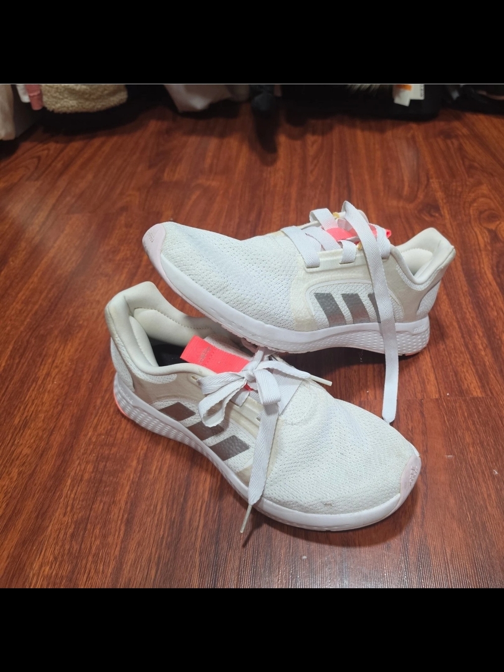 adidas Women’s White Athletic Running Shoes